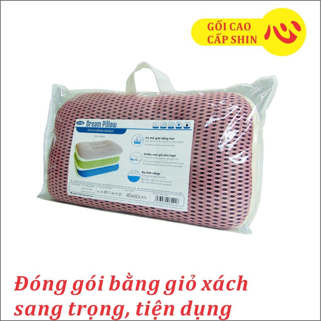 Gối ngủ đa năng 2 trong 1 đặc biệt mềm mại và siêu thoáng mát Dream Pillow 40x60cm laube 100% Nhật Bản