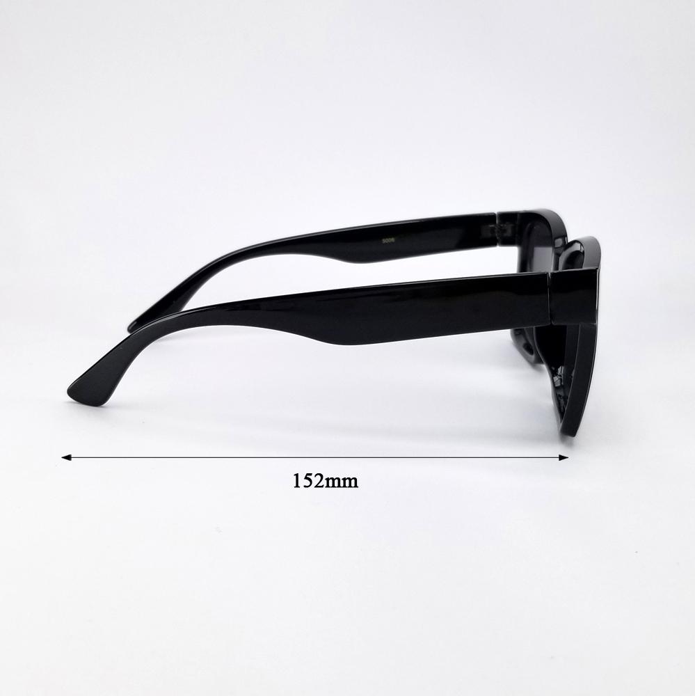 Mắt kính râm Unisex nam nữ DKY5006D màu đen chống nắng, chống tia UV