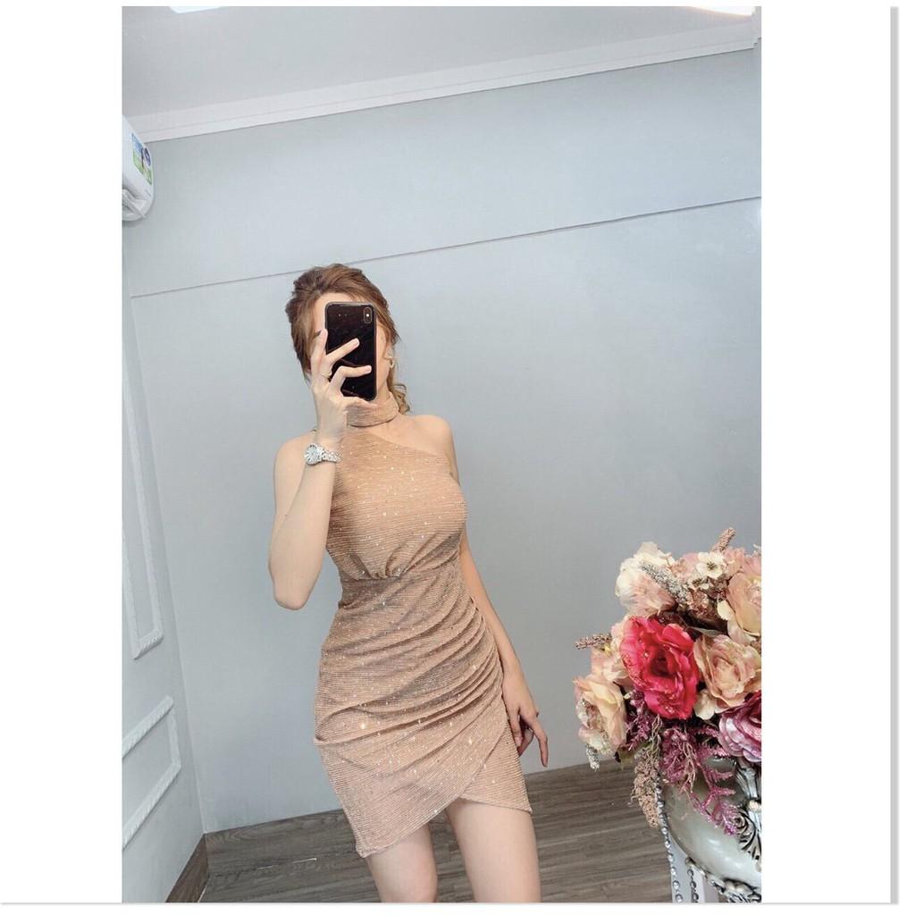ĐẦM BODY NHŨ CỔ CÁCH ĐIỆU