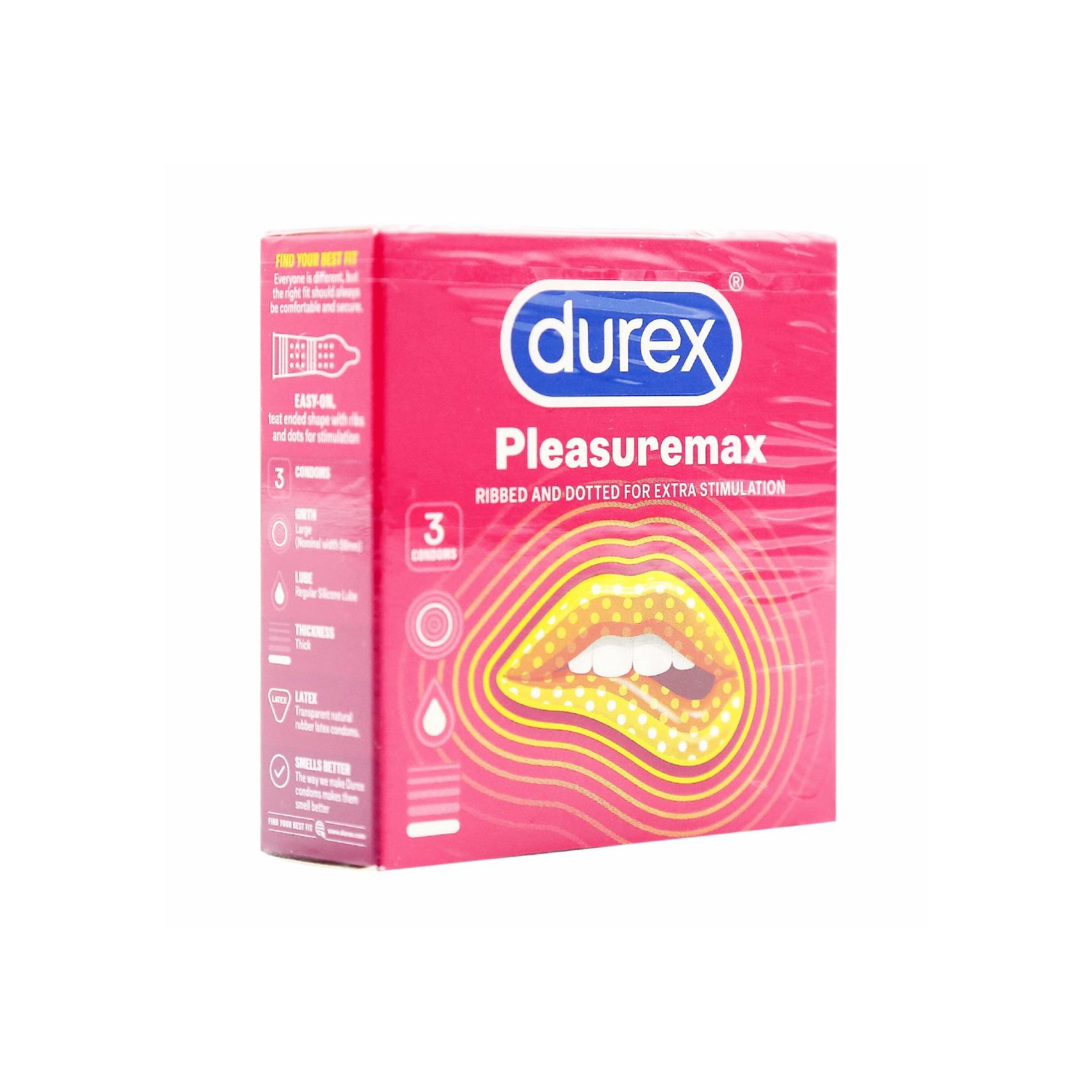 Bao Cao Su Gai Jex Glamourous Butterfly Dot Type (H8) - Kèm BCS Có Gai Durex Pleasuremax (H3) - 100% Hàng Chính Hãng - Che Tên Sản Phẩm