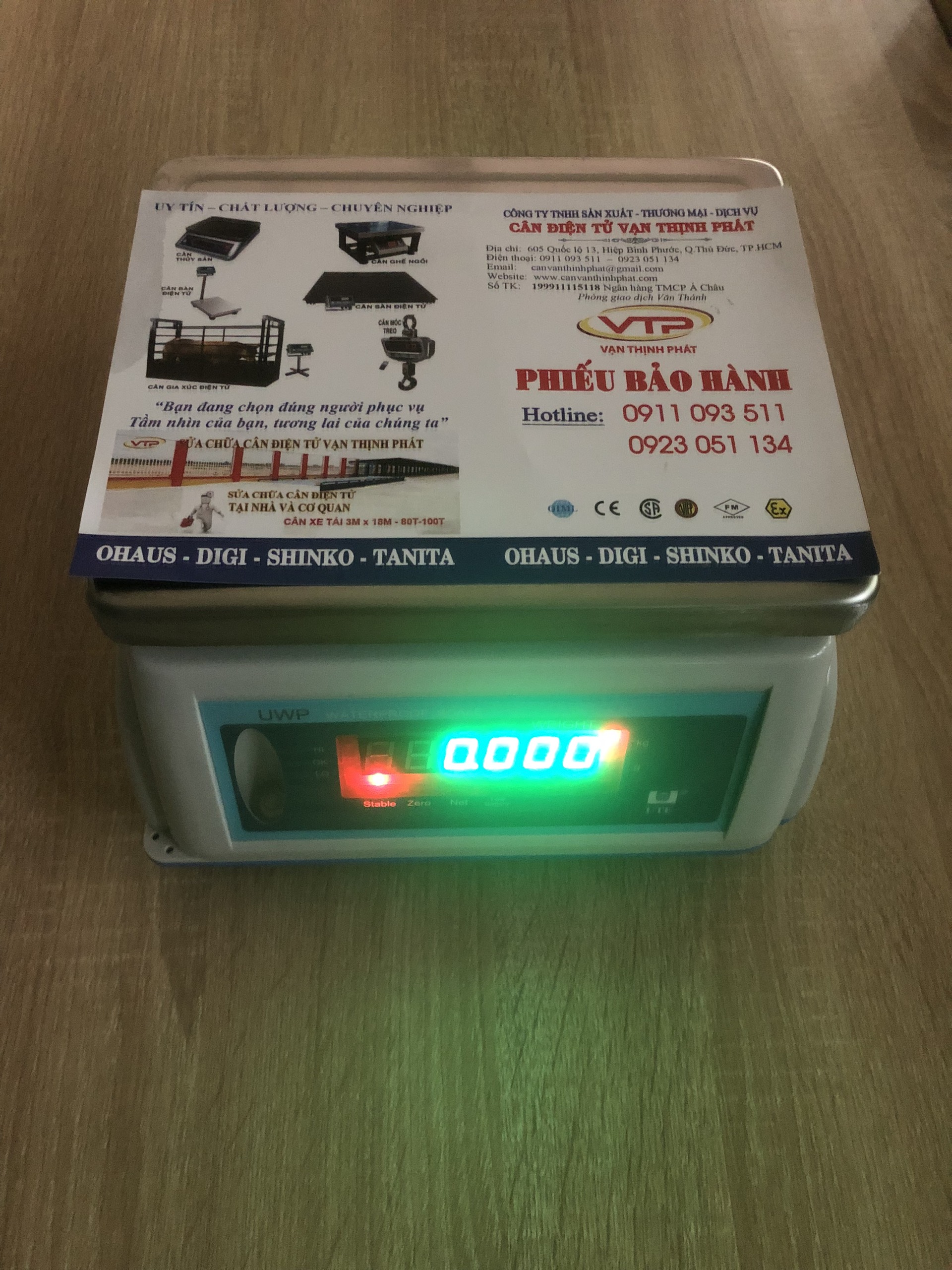 Cân Điện Tử Chống Nước UWP-UTE 6 kg