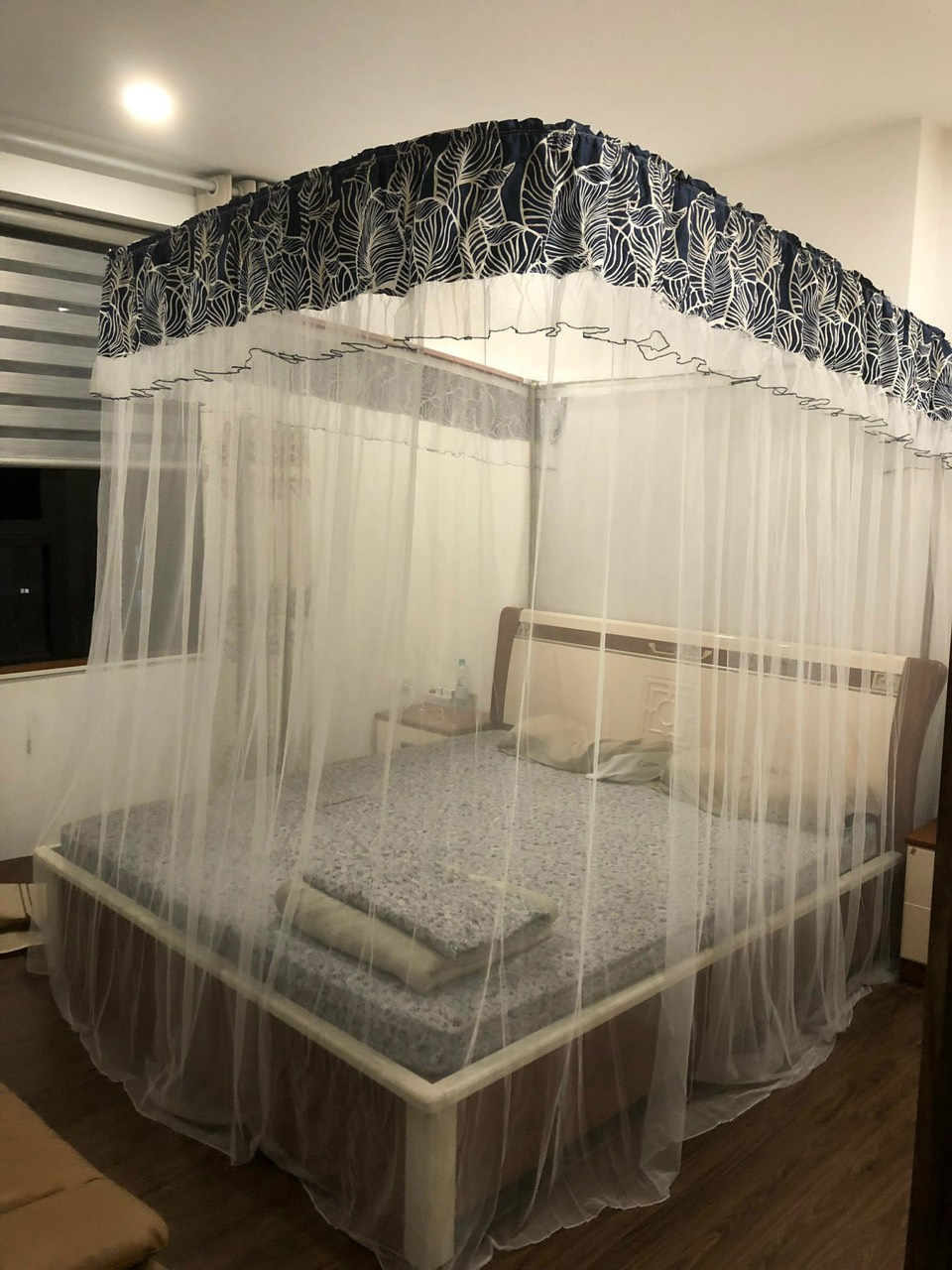 Mùng khung không khoan tường - Màn Ngủ Cao cấp Easy Dream chống muỗi -kiểu dáng khách sạn - công chúa 