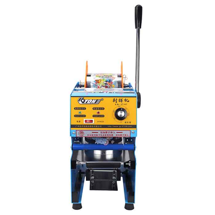 Máy Dập Nắp Cốc, Máy Ép Miệng Ly, Máy Ép Miệng Cốc Trà Sữa ETON - D7 - Hàng chính hãng