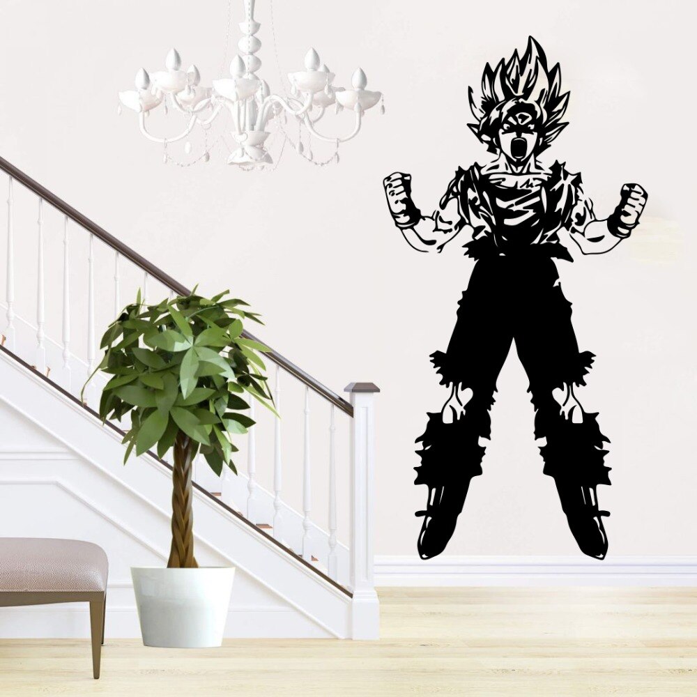 Decal Dragon Ball - Tranh Dán Tường Songoku 7 Viên Ngọc Rồng mẫu 3 (60 x 110 cm)