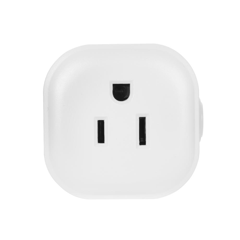Mini Wifi Smart Socket with Energy Monitoring Function Bulgy On/Off Button Smart Alexa Outlet Support APP Remote Control Timing Function Voice Control for Amazon Alexa for Google Home/Nest IFTTT No Hub Required Smart Home Plug