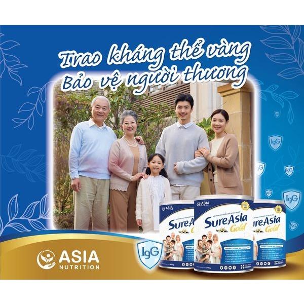 Sữa bột Sure Asia Gold en sure cao cấp ASIA NUTRITION 900g cao cấp nguyên liệu nhập khẩu Mỹ tác dụng tốt cho sức khỏe