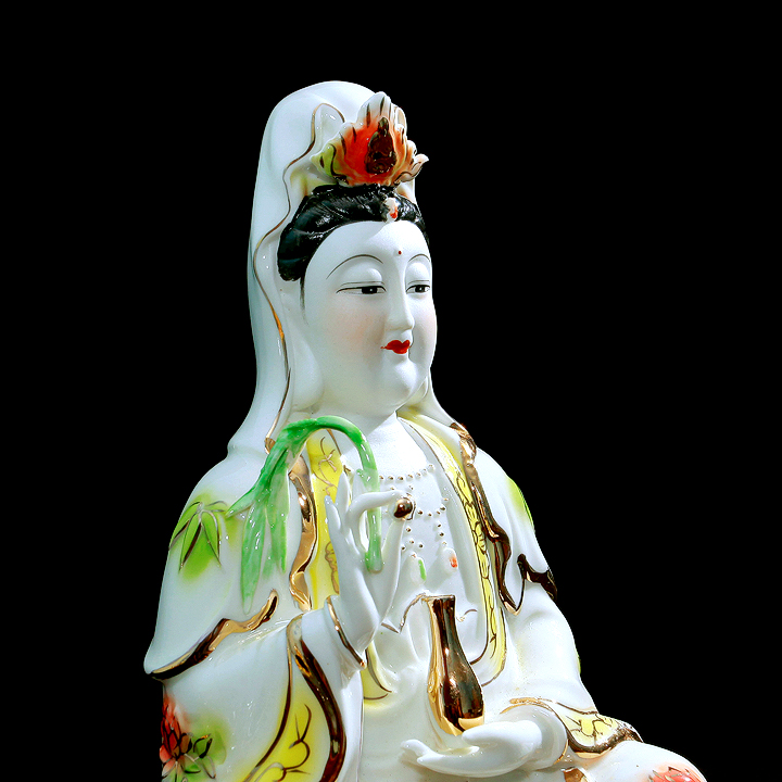 TƯỢNG QUAN ÂM MEN SỨ NGŨ SẮC NHIỀU KÍCH CỠ