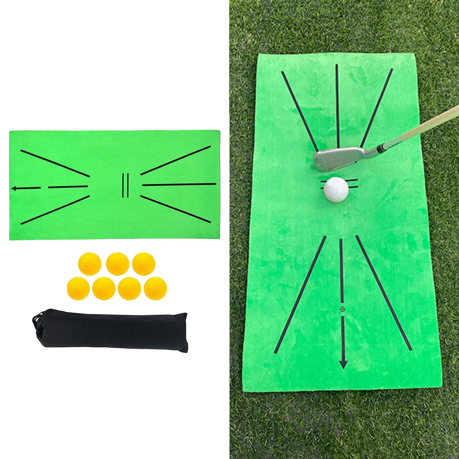 Backyard Golf Training Mat Indoor Outdoor Training Aid Fairway Mat for Golf Practice