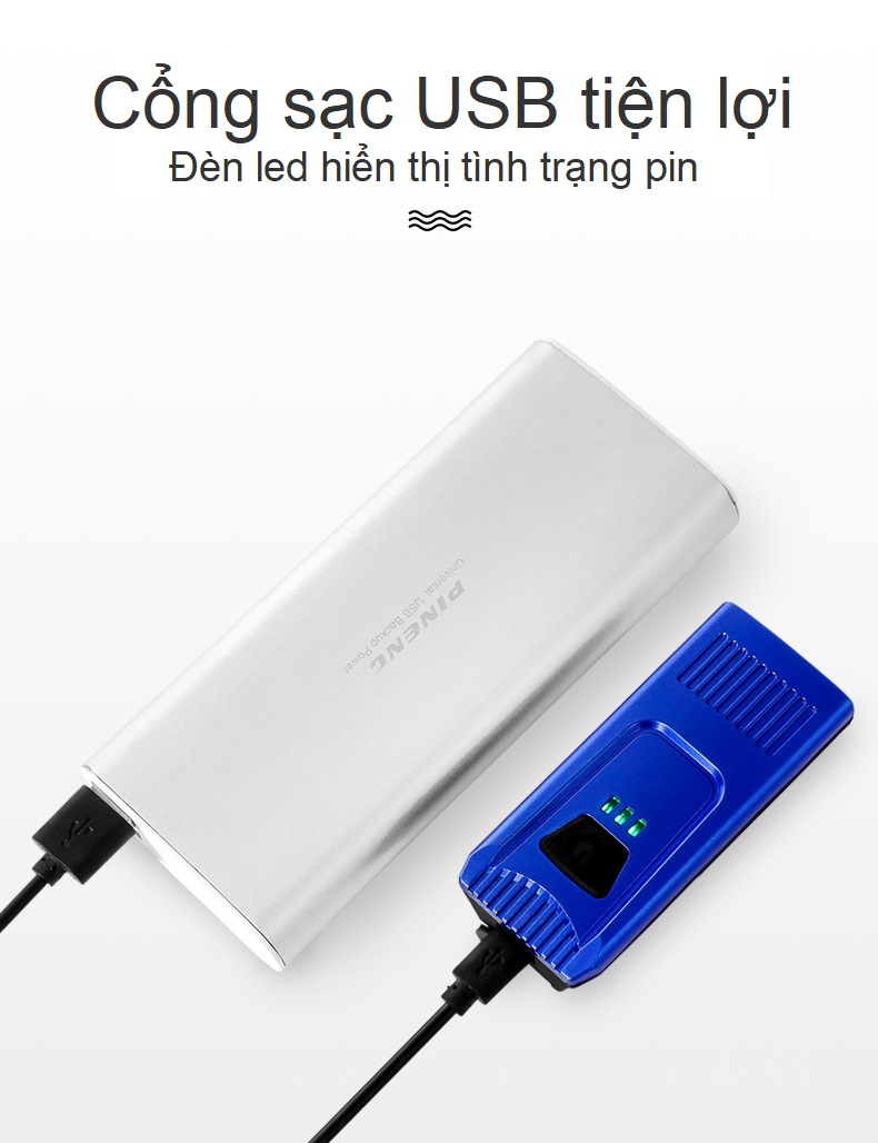 Đèn trước xe đạp HATSU-DR01 YC-1803 cảnh báo an toàn ban đêm - Pin sạc 500mAh - thời gian chiếu sáng đến 7,5 Giờ