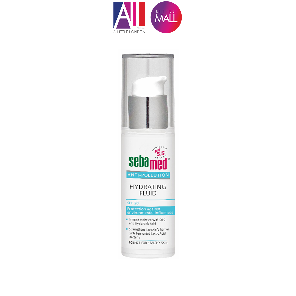 Sữa dưỡng cấp ẩm bảo vệ da SPF20 Sebamed pH5.5 30ml