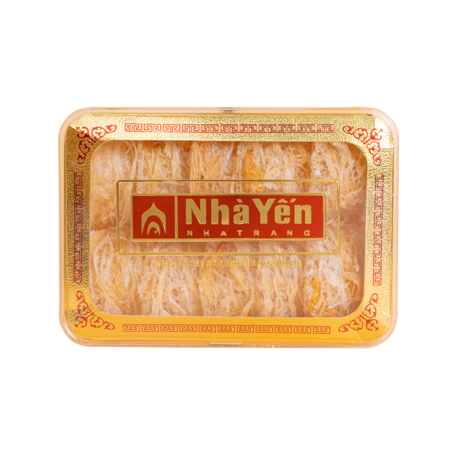 Tổ Yến Hồng Tinh Chế - Hộp 100 Gram - Tổ Yến Sào Tinh Chế - Yến Tinh Chế - Nhà Yến Nha Trang - Đặc Sản Nha Trang - Yến Sào Chất Lượng