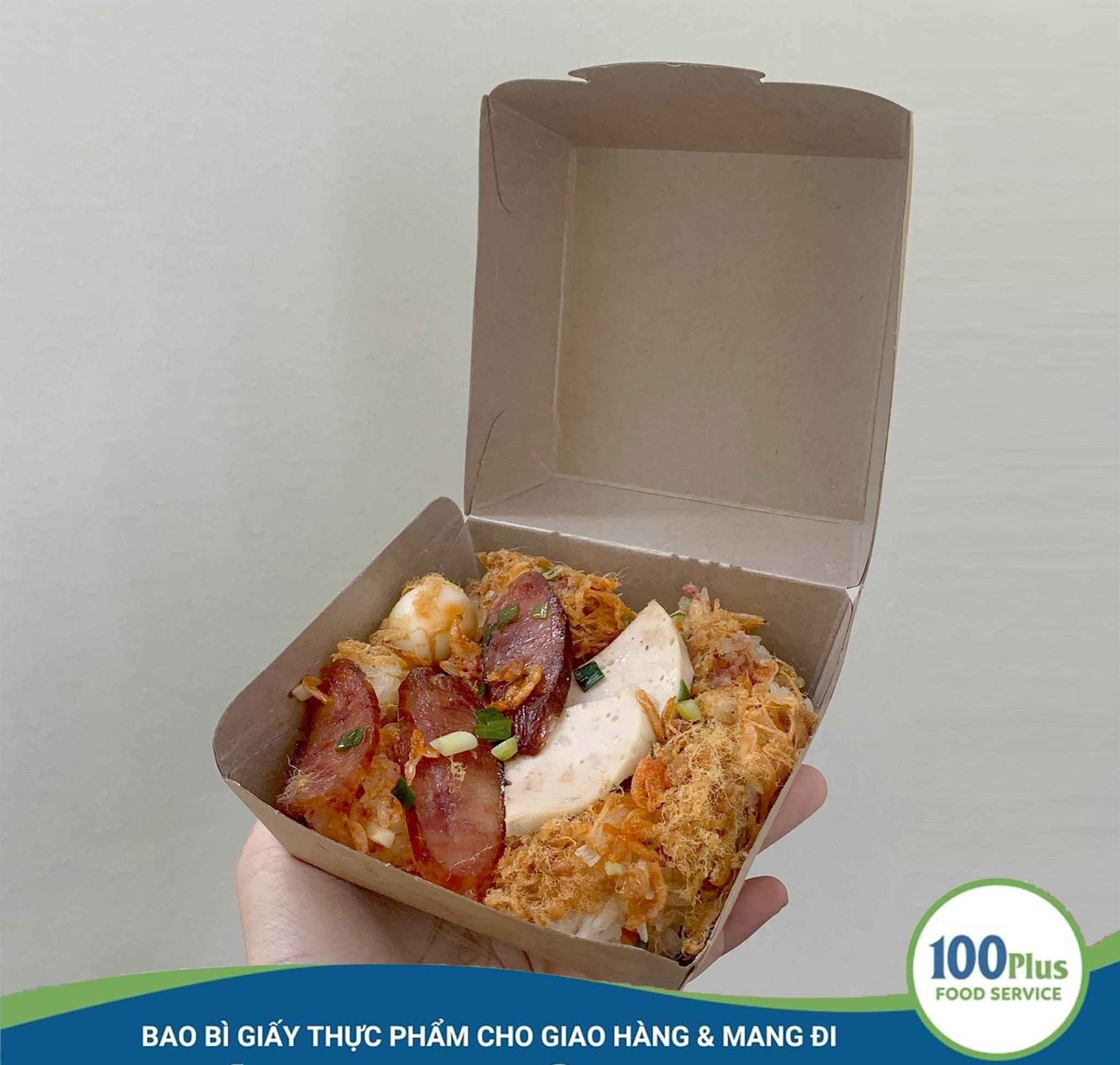 100 Hộp Giấy Đựng Burger