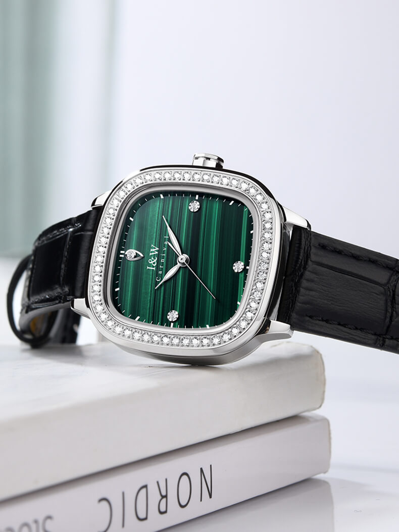 Đồng hồ nữ chính hãng I&amp;W CARNIVAL IW632L-2 Kính sapphire ,chống xước ,Chống nước 30m ,Bảo hành 24 tháng,Máy điện tử(Pin),dây da cao cấp, thiết kế đơn giản dễ đeo