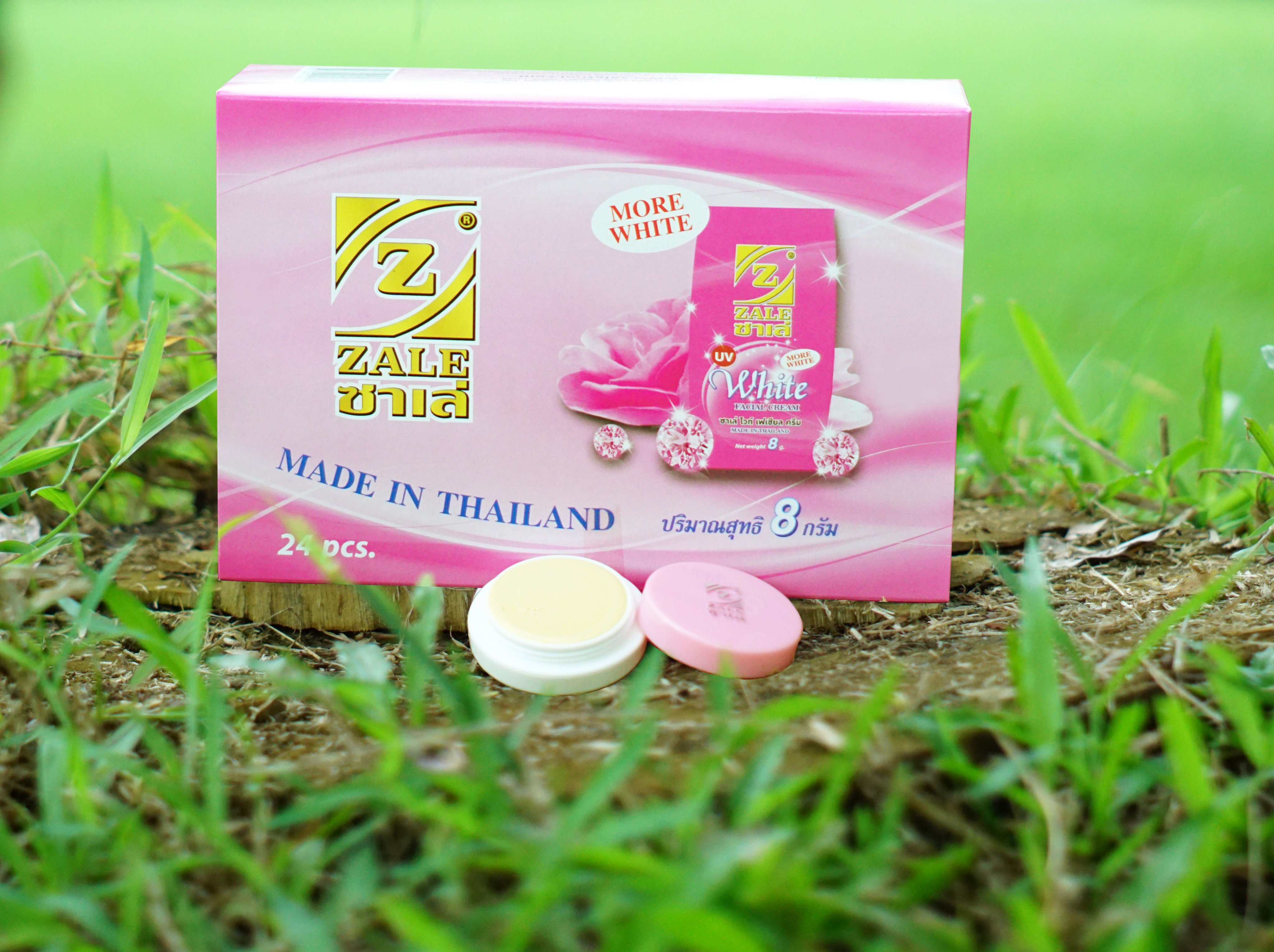 ZALE - KEM DƯỠNG TRẮNG DA ZALE HỒNG 8G - NHẬP KHẨU - Hộp 24 hủ