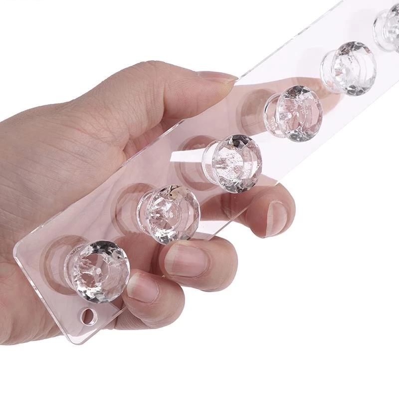 Móc Treo Trang Sức Bằng Acrylic Trong Suốt Tự Dính Tiện Dụng