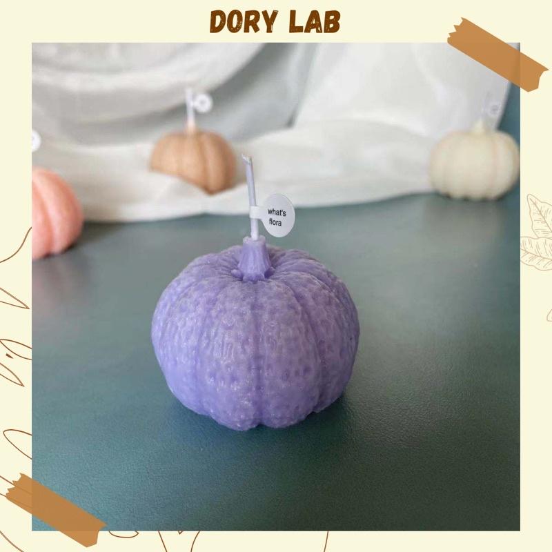 Nến Thơm Handmade Quả Bí Ngô Nhiều Màu Không Khói, Phụ Kiện Decor - Dory Lab