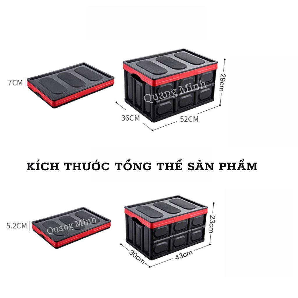 Hộp Đựng Đồ Để Cốp Xe Ô Tô Có Thể Gấp Gọn Có Thể Chứa Dung tích 56 lít và 30 lít