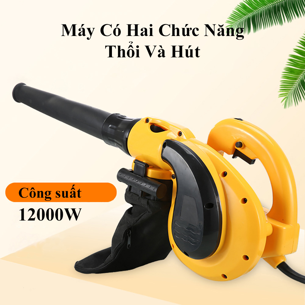 Máy Thổi Hút Bụi  Cầm Tay ABG Công Suất Lớn 1200W Máy Vừa Thổi Vừa Hút Công Nghiệp Đa Năng Ứng Dụng Nhiều Trong Các Xưởng Mộc, Vệ Sinh Máy Móc – Hàng Chính Hãng