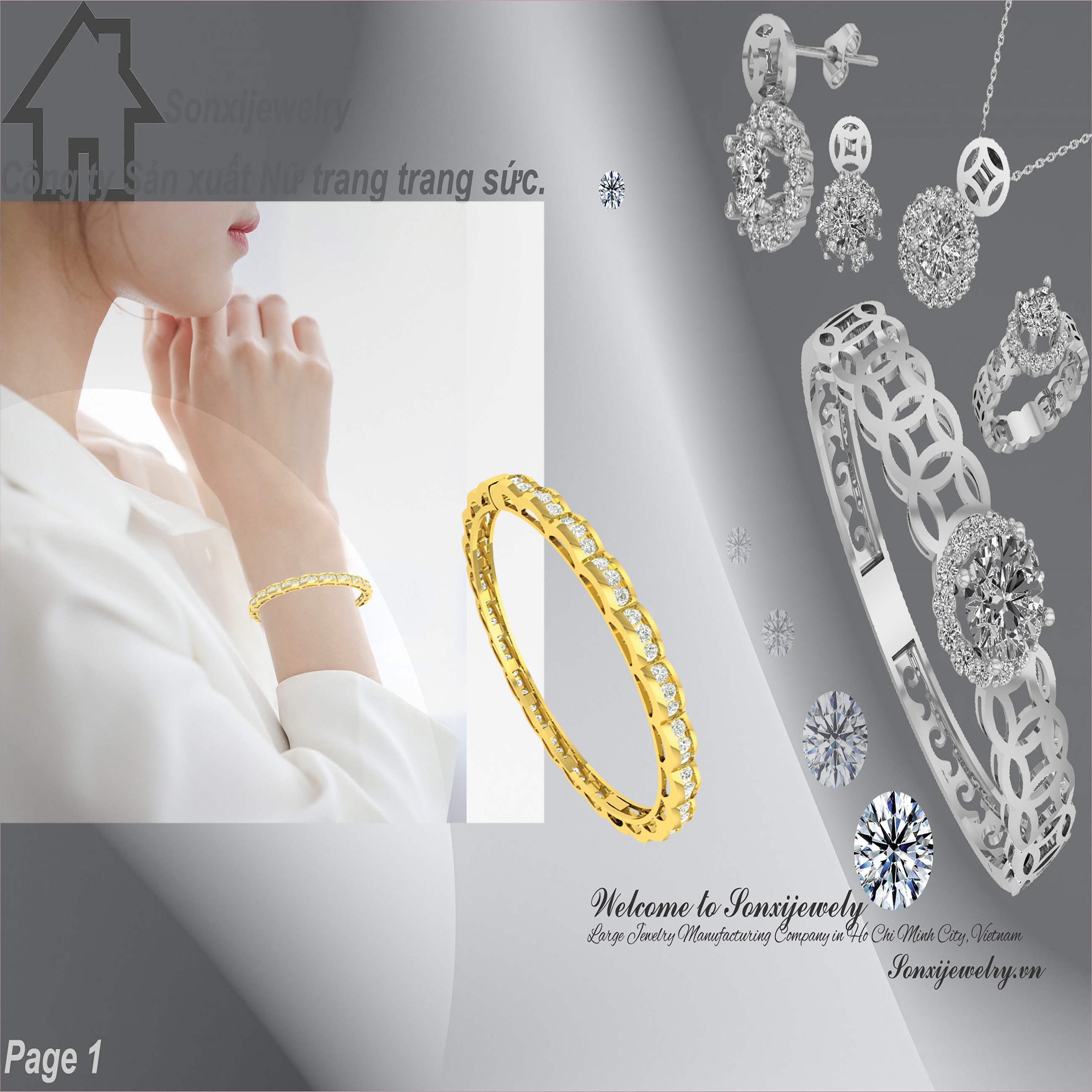 VÒNG TAY XI MẠ MẪU ĐẸP