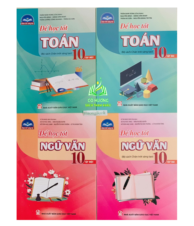 Sách - Combo Để học tốt Toán + Ngữ văn 10  - ĐN
