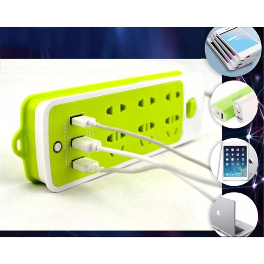 Ổ cắm điện 3 cổng USB JPDQ