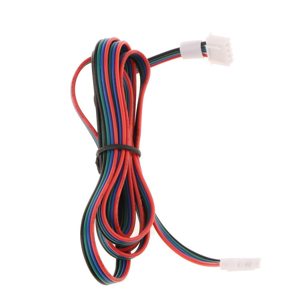 4-lead Nema 17 Stepper Motor SL42STH34-1504A+Heat Sink Block for 3D Printers