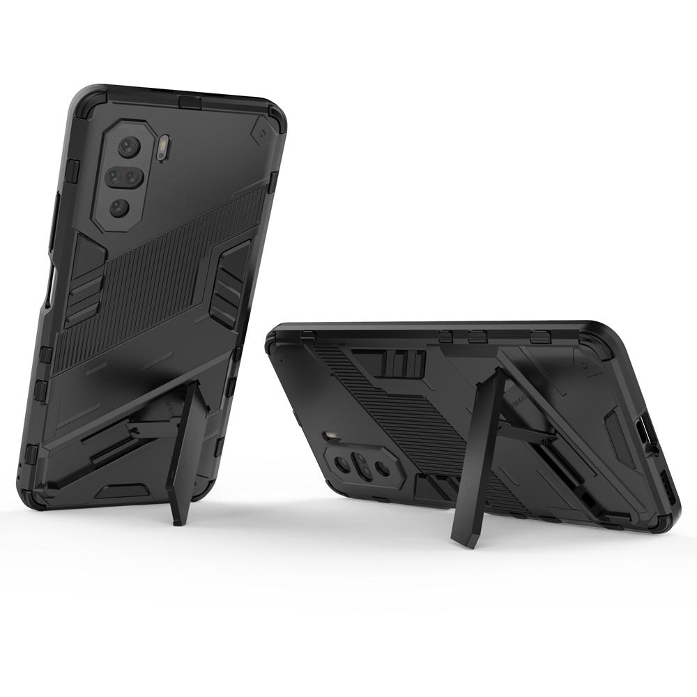 Ốp lưng cho Xiaomi Redmi K40 Pro Poco F3 chống sốc Iron Man PUNK cao cấp kèm giá đỡ