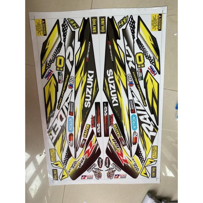 Tem rời Raider vàng đen bảo hành màu sắc vĩnh viễn