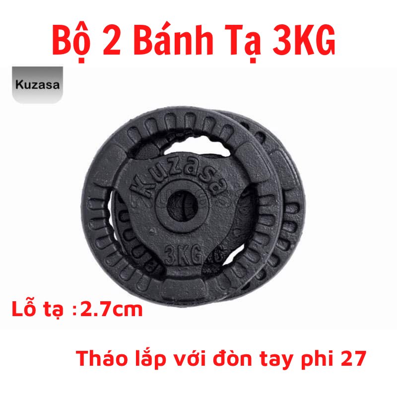 Bộ 2 Đòn Tạ Tay - 40kg Tạ