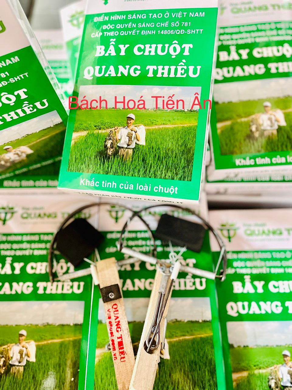 Hộp 2 cái Bẫy Chuột Quang Thiều - Khắc Tinh Của Loài Chuột- không cần mồi- Diệt chuột trên mọi địa hình.