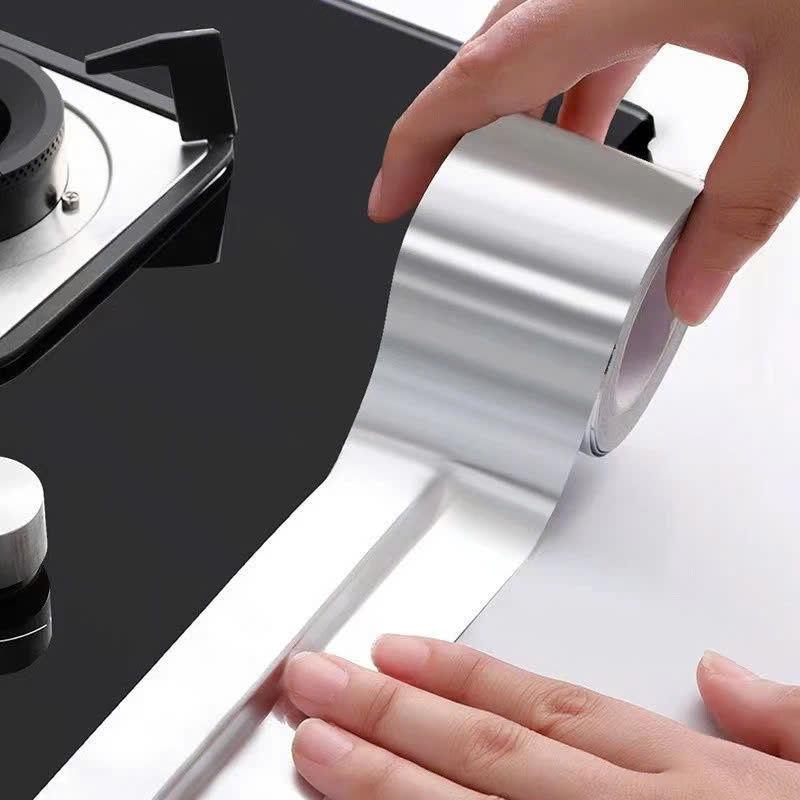 5cm x 16mét Băng Keo Giấy Bạc Nhôm Chịu Nhiệt Chống Nước Để Vá Thau Rổ, Chống Thấm Nhà Bếp Vá Ống Nước Thau Chậu
