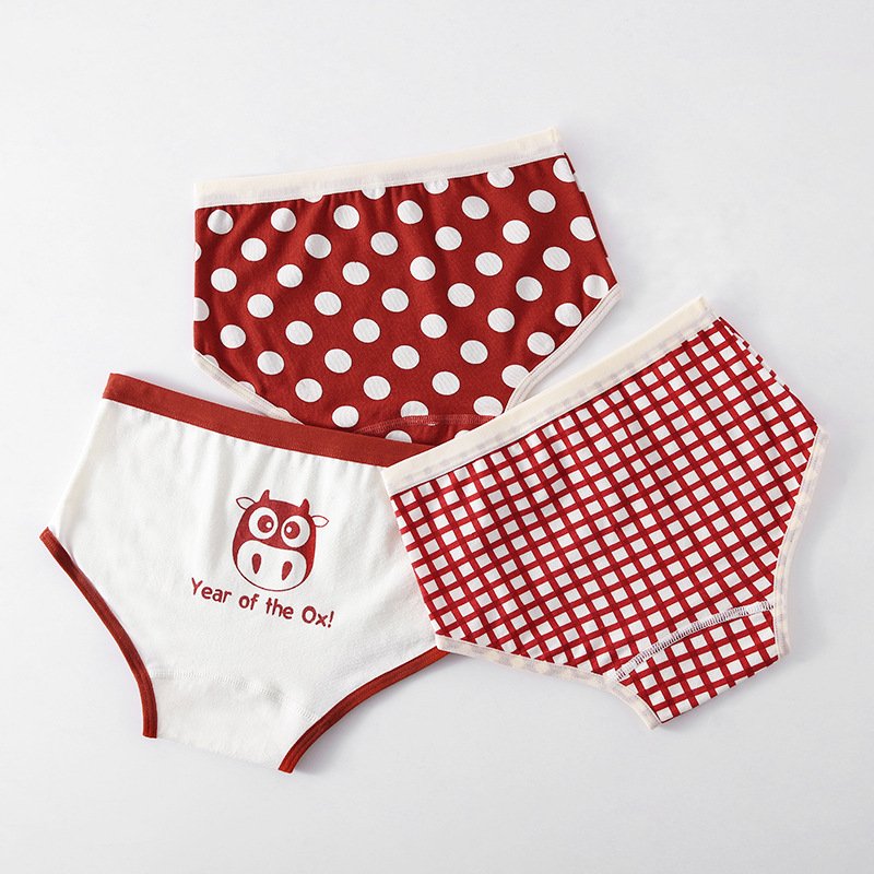 Quần lót bé gái sét 3 chiếc tam giác siêu đẹp chất cotton mềm mịn kháng khuẩn cho bé từ 2-11 tuổi