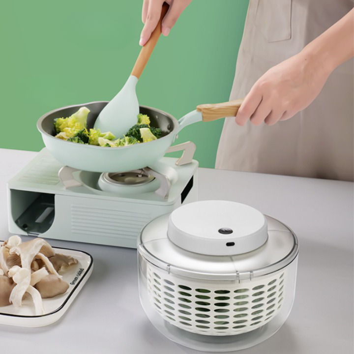 Rổ Quay Vắt Tách Nước Làm Khô Rau Củ Bằng Điện Dehydrator Merit 6L - Home and Garden