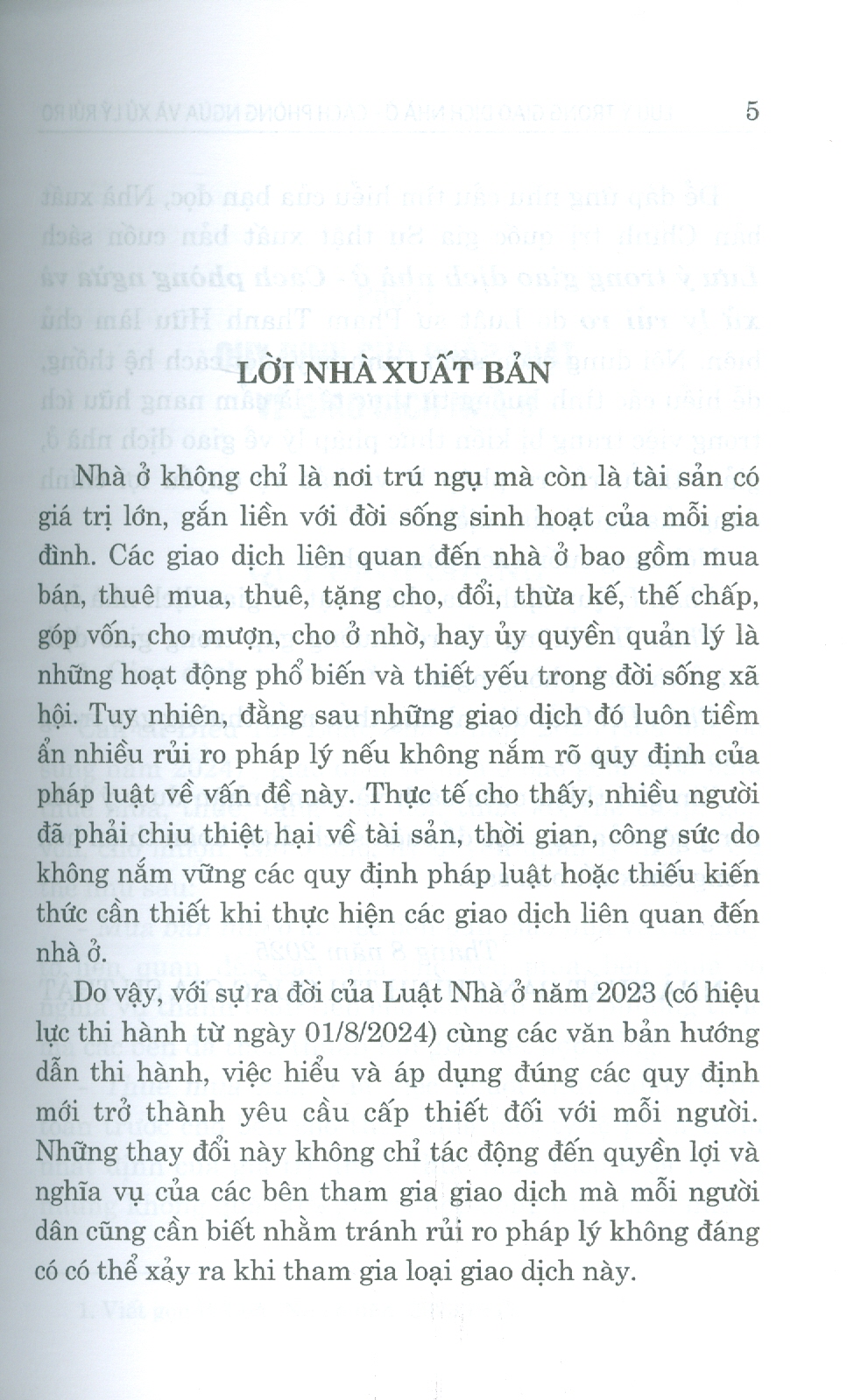 Lưu Ý Trong Giao Dịch Nhà Ở - Cách Phòng Ngừa Và Xử Lý Rủi Ro