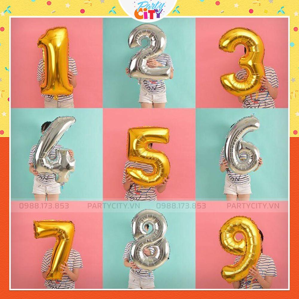 Bóng Số Sinh Nhật Cỡ Lớn 70cm