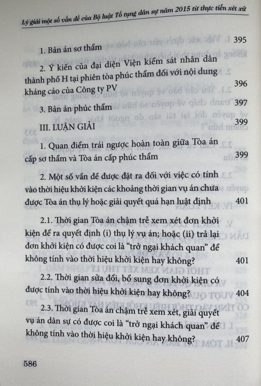 Lý giải một số vấn đề của Bộ luật tố tụng dân sự năm 2015 từ thực tiễn xét xử