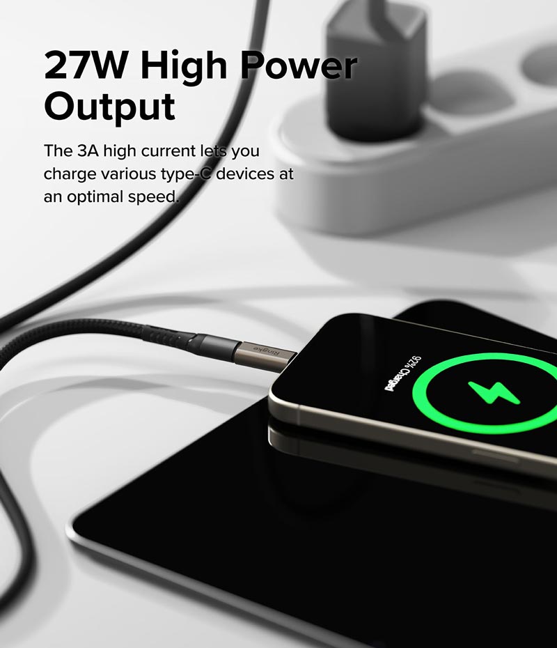 Bộ 2 đầu chuyển RINGKE LN to C OTG Adapter - Hàng Chính Hãng