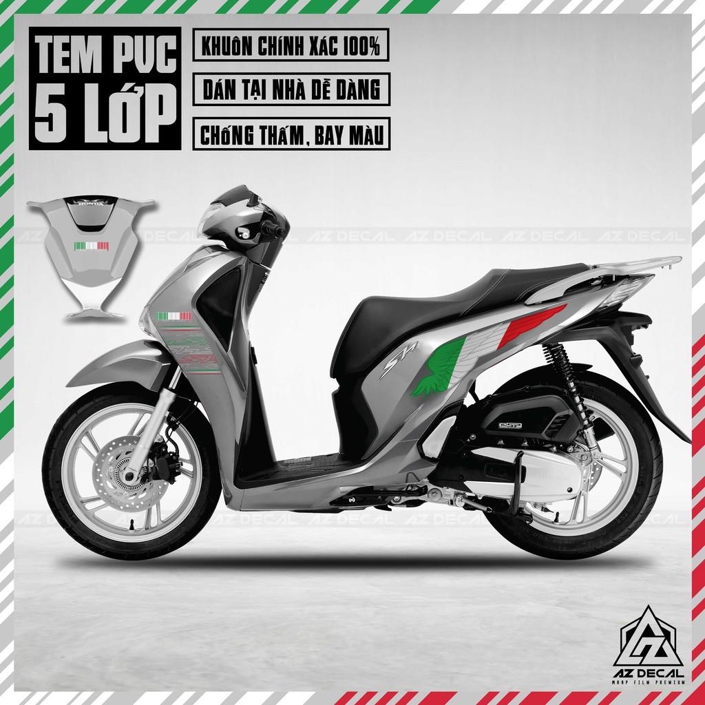 Tem Xe SH Italia Wings | SH12 | Chất Liệu Decal Chống Bay Màu, Chống Nước, Dán Xe 2017 - 2021 - Trắng,2020 - 2021