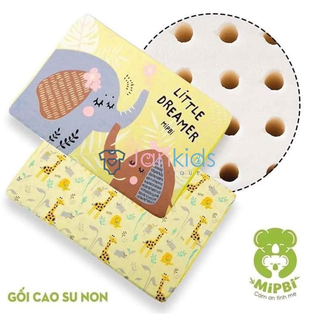 GỐI CAO SU NON CAO CẤP MIPBI CHO BÉ - HÀNG CHÍNH HÃNG