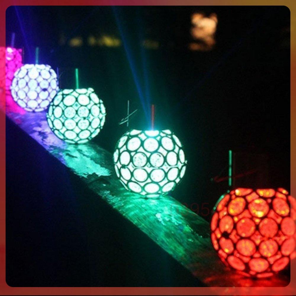 Quả cầu đổi màu năng lượng mặt trời, Trang trí công viên, biệt thự, sân, vườn, trong nhà, quán cà phê tạo không gian đẹp