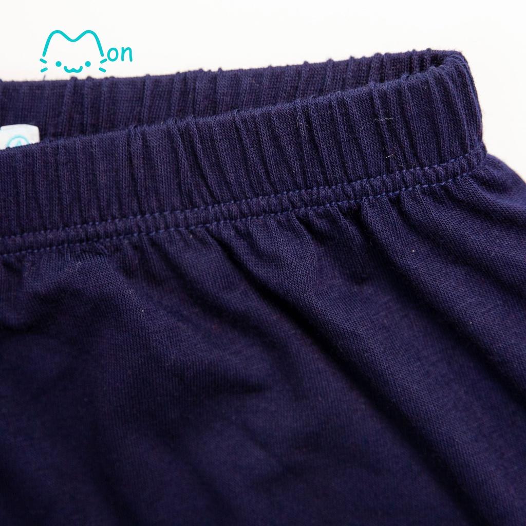 Quần Legging chun bé gái và bé trai thoải mái vận động, phù hợp đi chơi, đi học, mặc nhà Monbabies QLG22W012