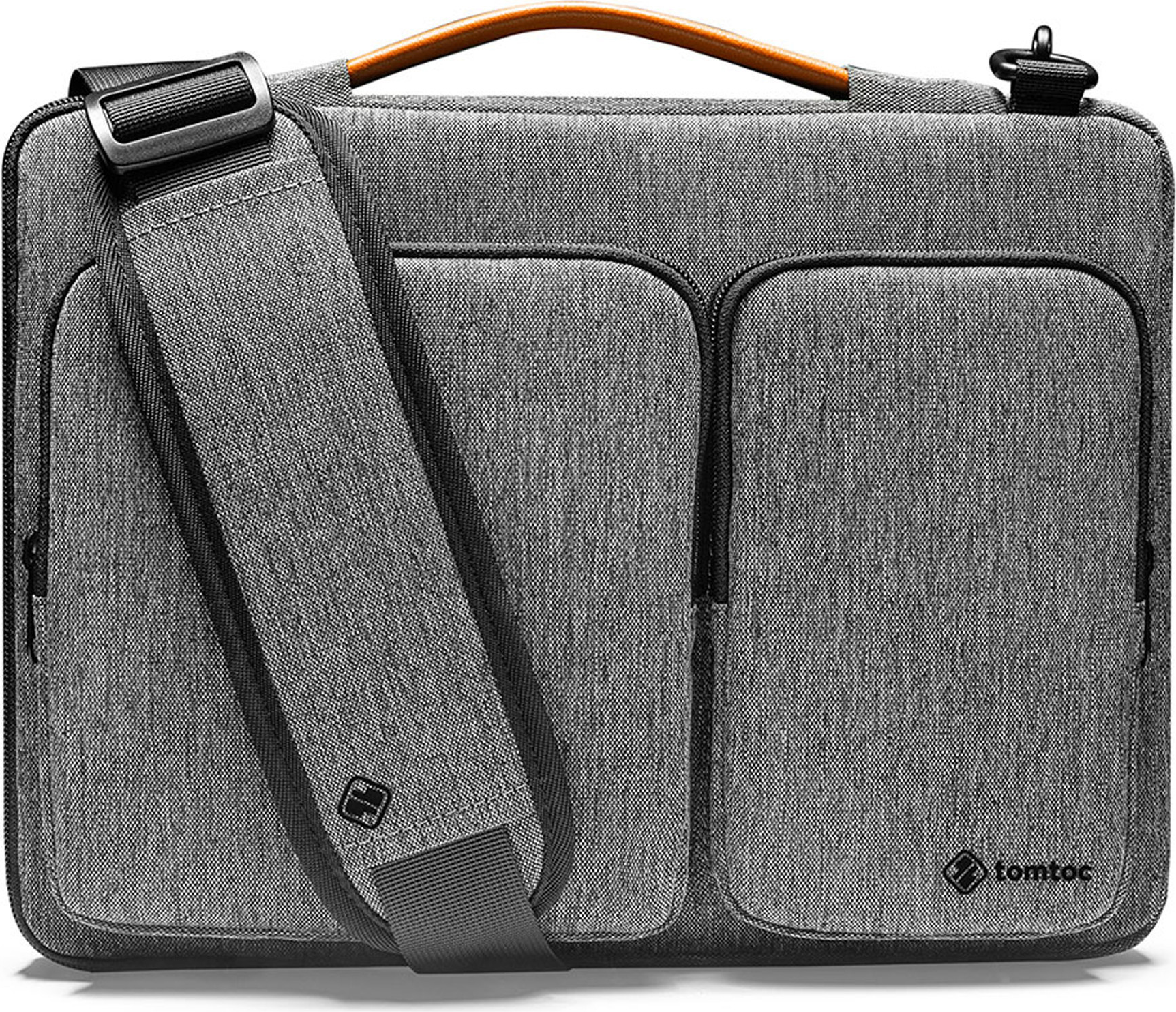 TÚI ĐEO TOMTOC 360* SHOULDER BAGS MACBOOK PRO 15″/MACBOOK 16″ GRAY- HÀNG CHÍNH HÃNG