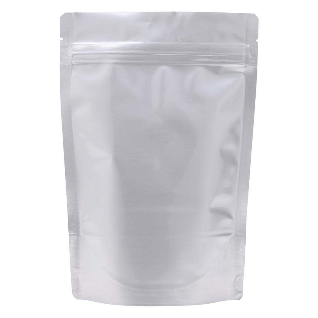 1KG Túi Zip bạc - Túi zip 2 mặt bạc - túi đựng thực phẩm khô, nước - size