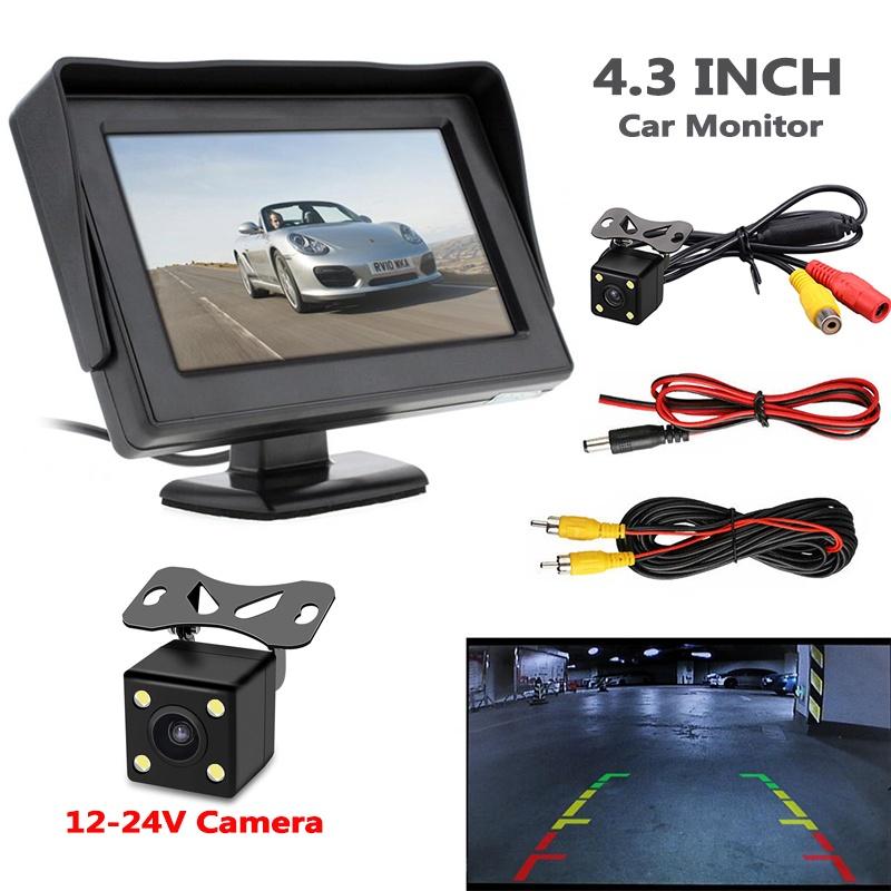Camera Chiếu Hậu Màn Hình TFT LCD 4.3 Inch Cho Xe Hơi