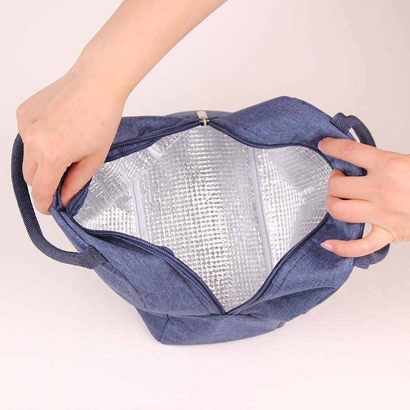 Túi Đựng Hộp Cơm Cao Cấp LUNCHBAG Vải POLYESTER Nhiều Họa Tiết Dễ Thương