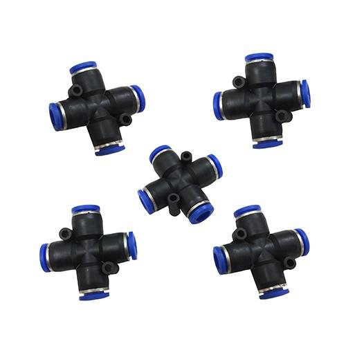Đầu cút nối chữ thập khí nén phun sương PZA các cỡ