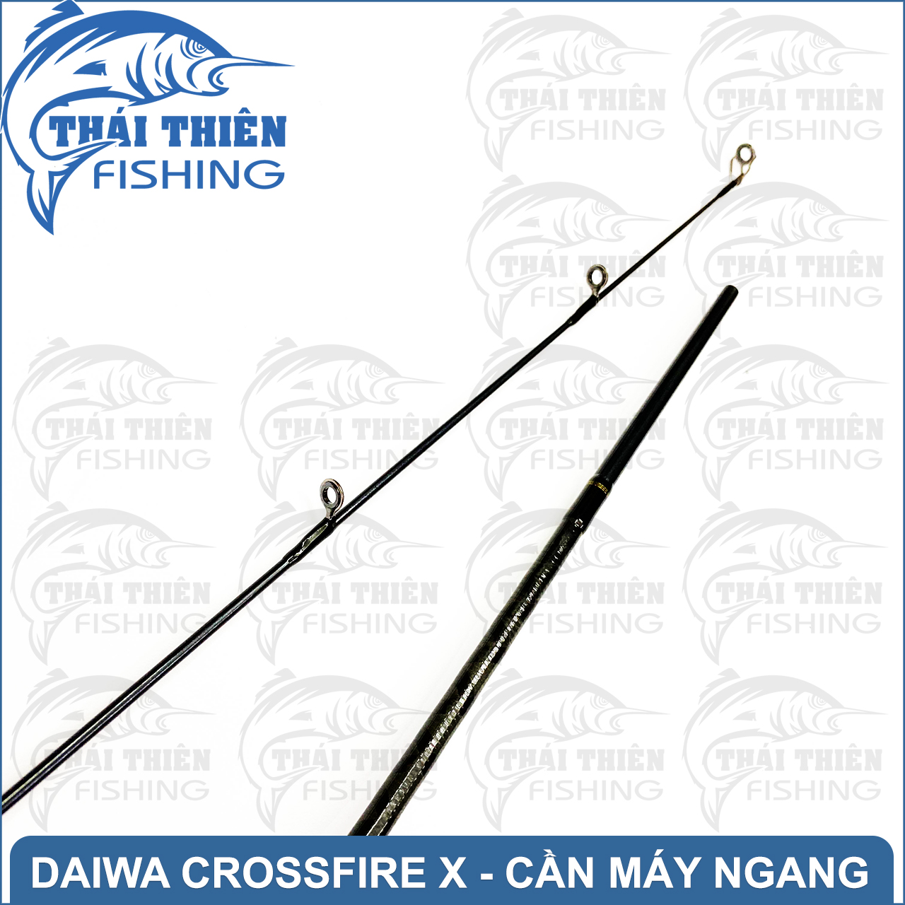 Cần Lure Máy Ngang Daiwa Crossfire X Dùng Câu Cá Lóc Chẽm Mú