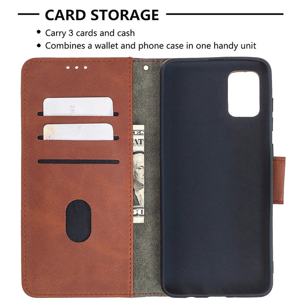 Ốp lưng da ví gập cho Samsung Galaxy S20 Ultra S20 FE S20 Lite S20 S10 S9 Plus S20+ S10+ S9+