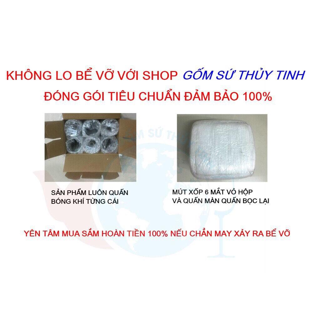 Bình nước thủy tinh màu dáng kim cương cao cấp 430ml
