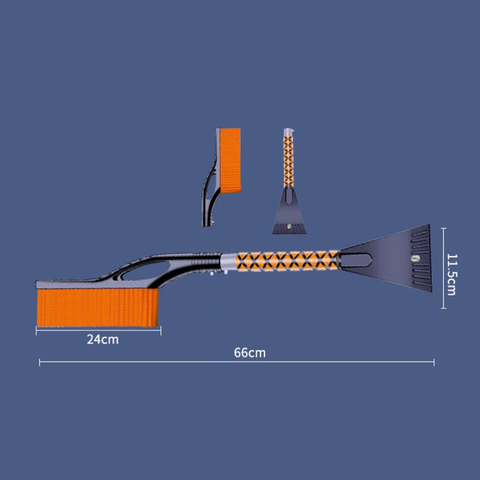 Car Snow Remover Aluminum Extendable with Grip Remover Set for Car Windshield